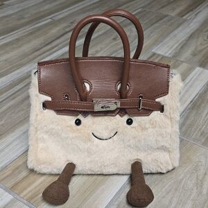 Jellycat Birkin Doll Brown and Cream Women's Bag
